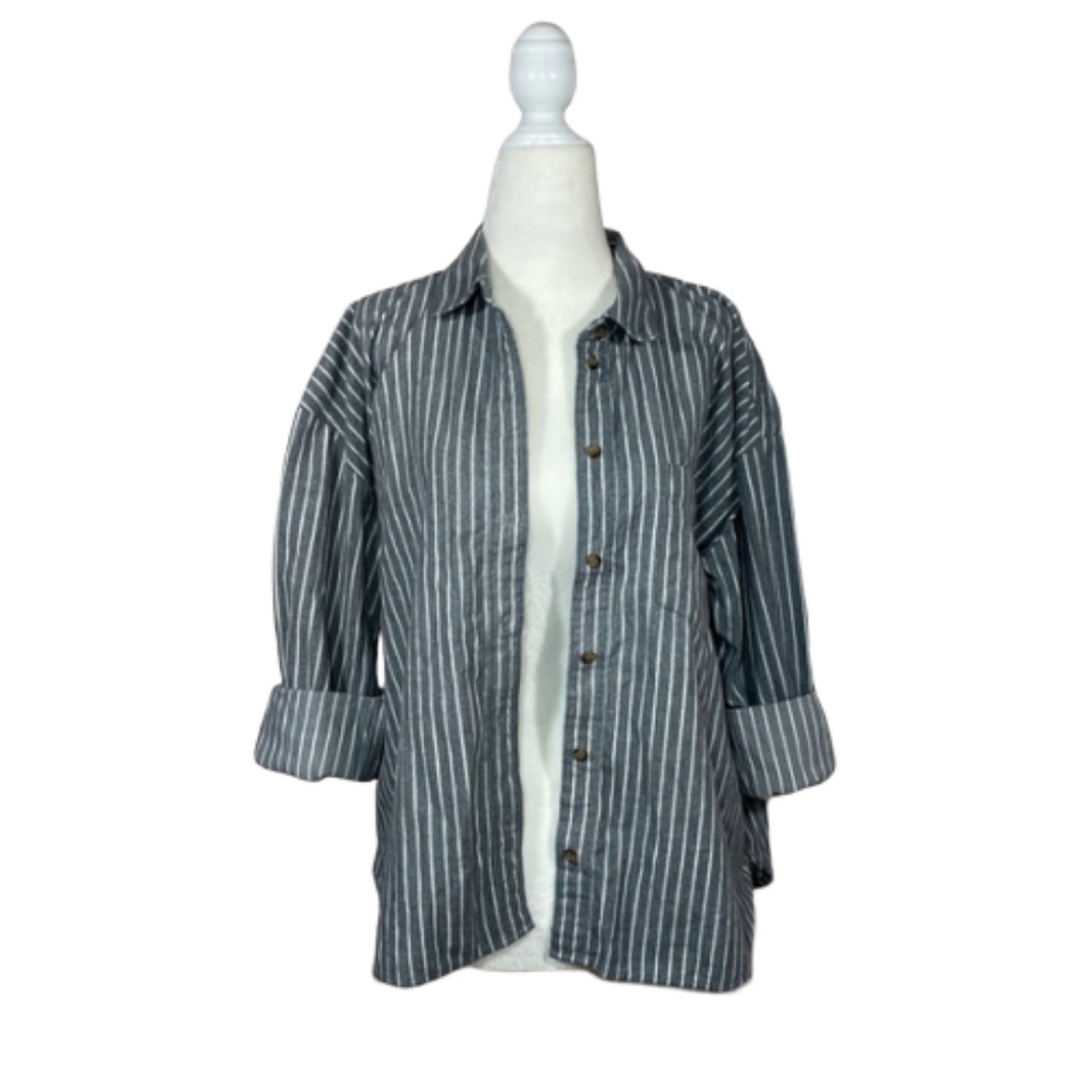 🌟3/$30 Madewell Westward Striped Flannel Shirt